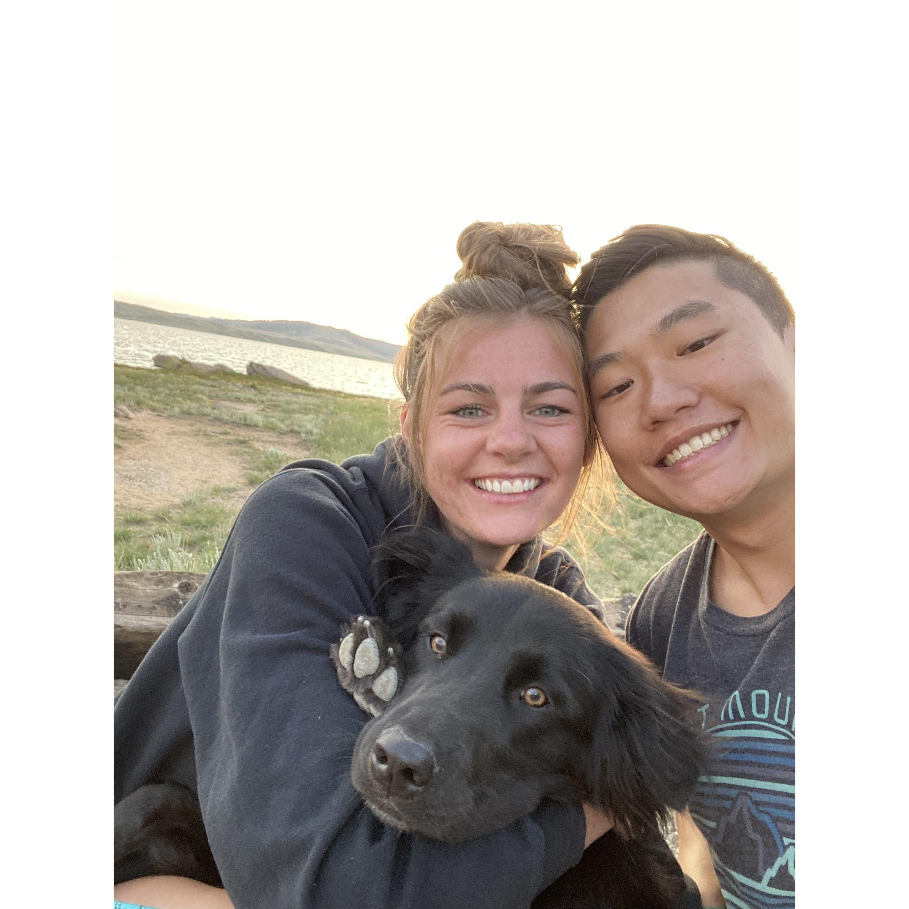 First family camping trip