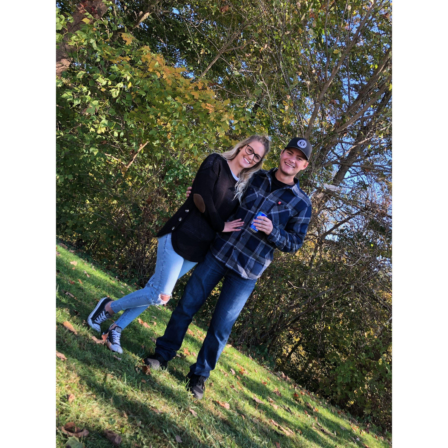 Our first picture together as a couple :)