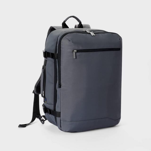 35L Travel 17" Backpack Gray - Open Story™