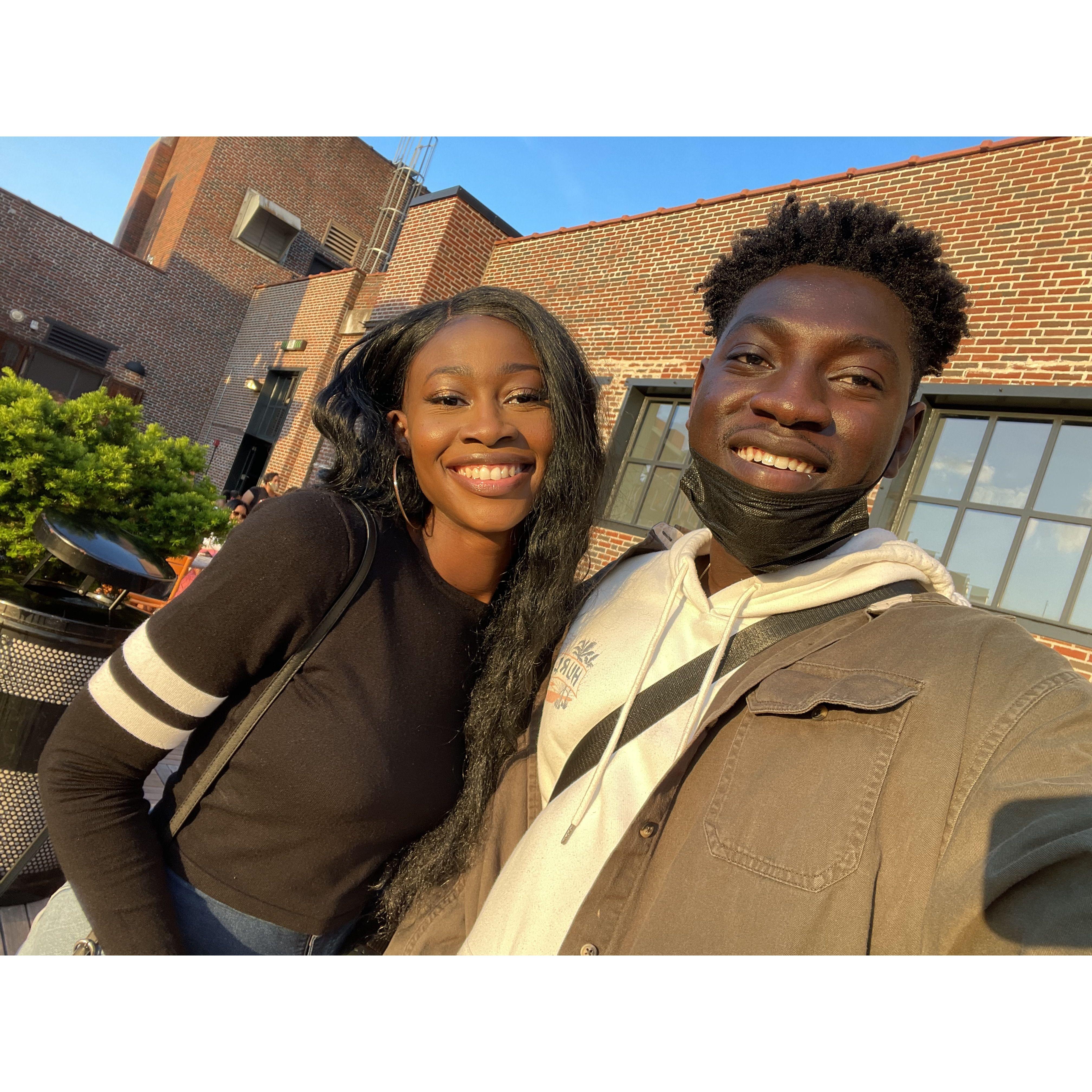 Our 2nd date at Ponce City Market in Atlanta.