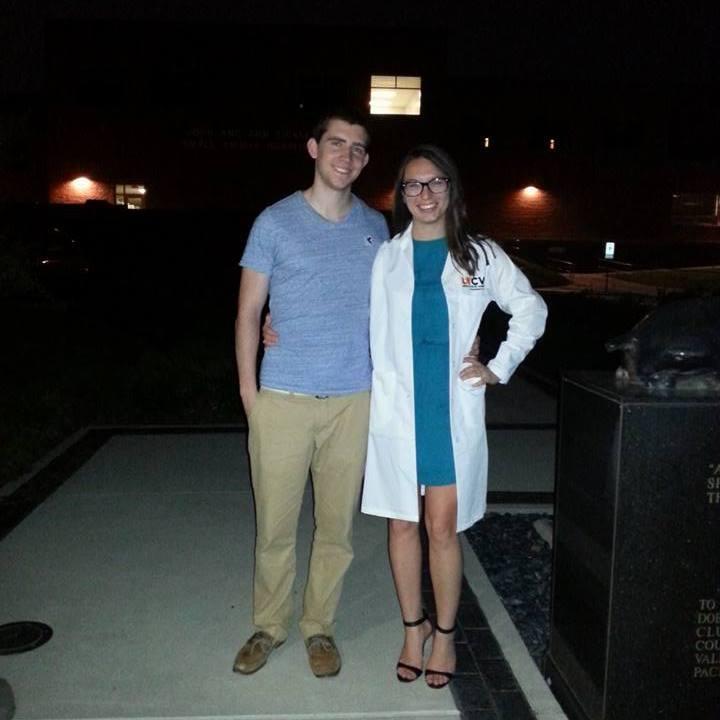 White Coat Ceremony for veterinary school!