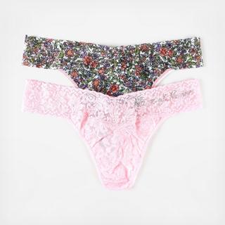 2-Piece "Maid Of Honor" & Calico Original Rise Thong Set