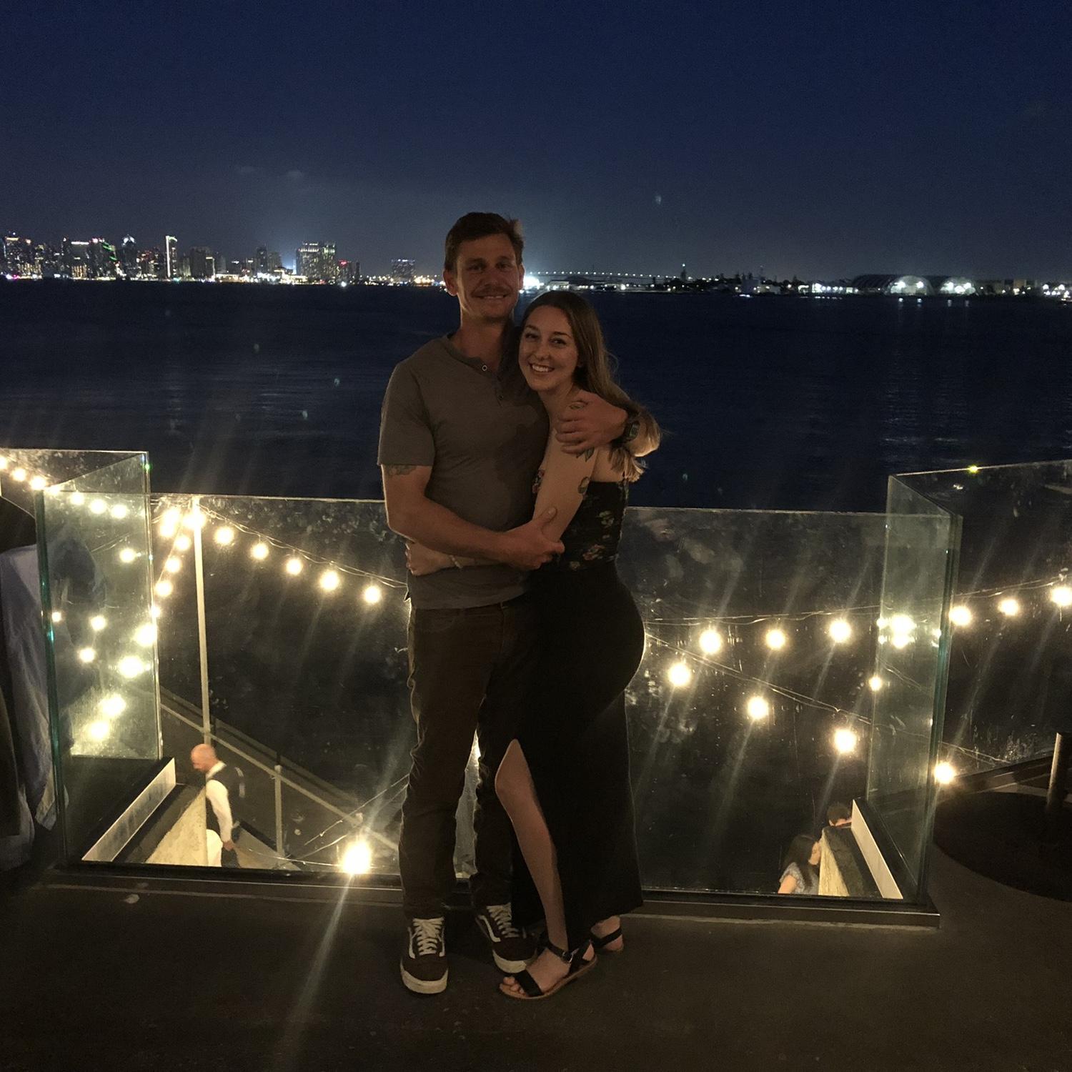 Nick proposed at Tom’s Hans Lighthouse in San Diego