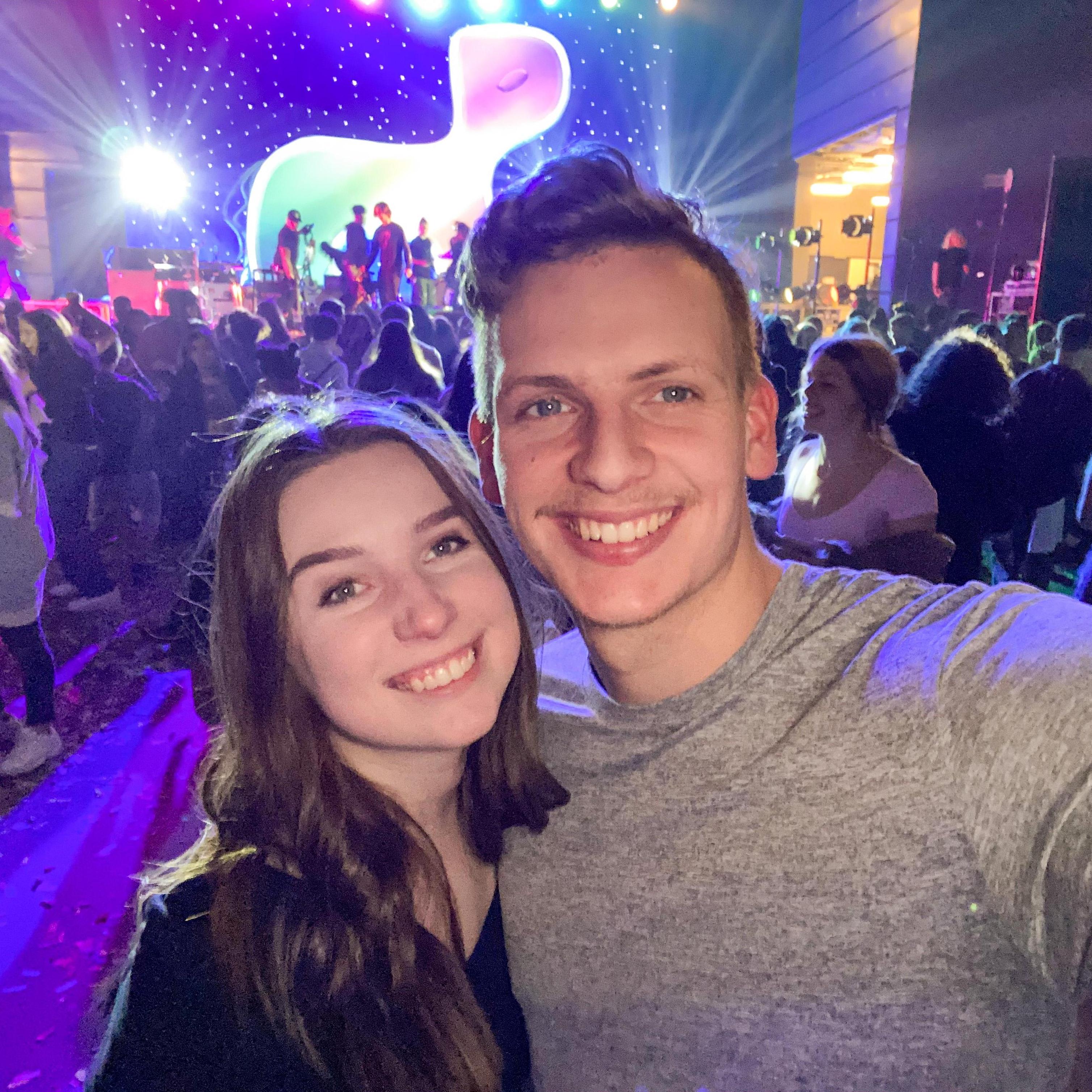 Rex Orange County concert, the band that started our bond over music