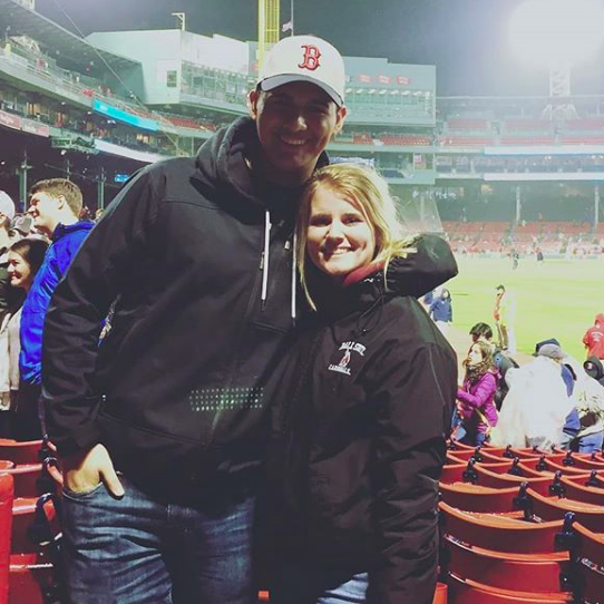 2018 - First MLB game together at Fenway Park. Go Red Sox!
