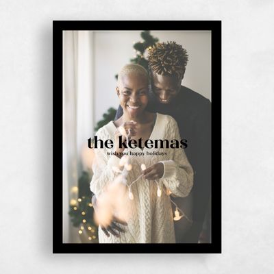 Black Holiday Card - Lisbon