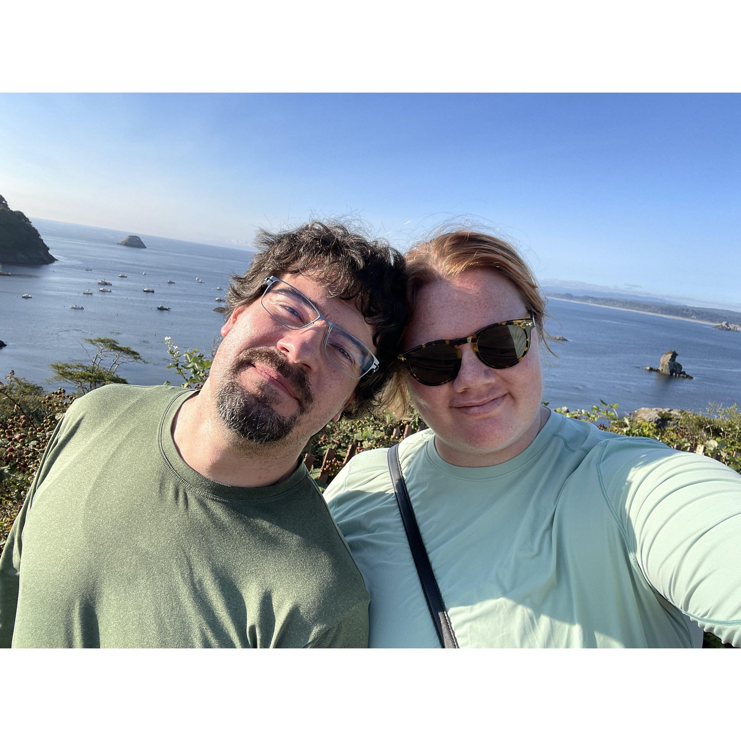 Chris proposed ~20 min after this photo. Amelia has no idea what's coming.