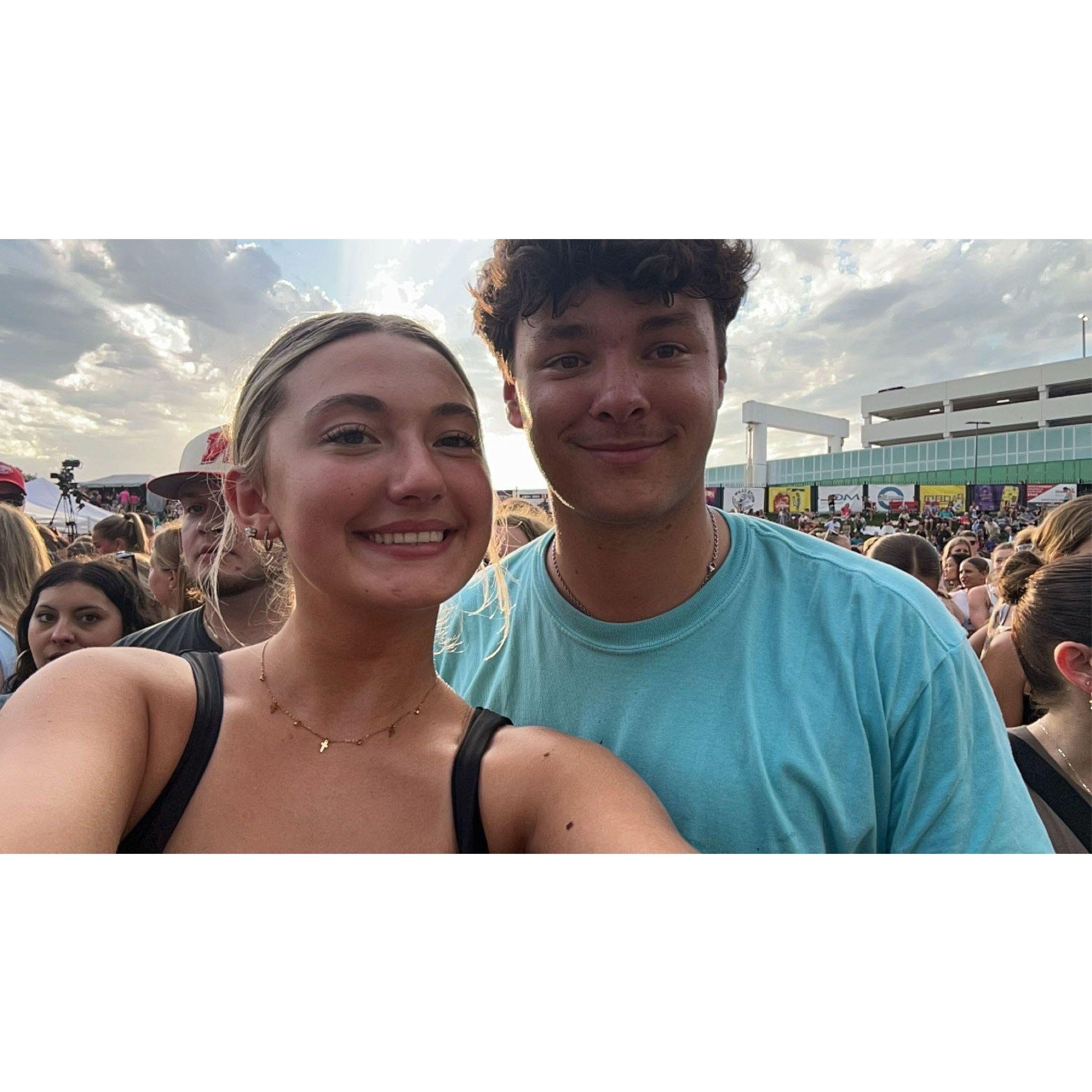 Seeing Benson Boone.