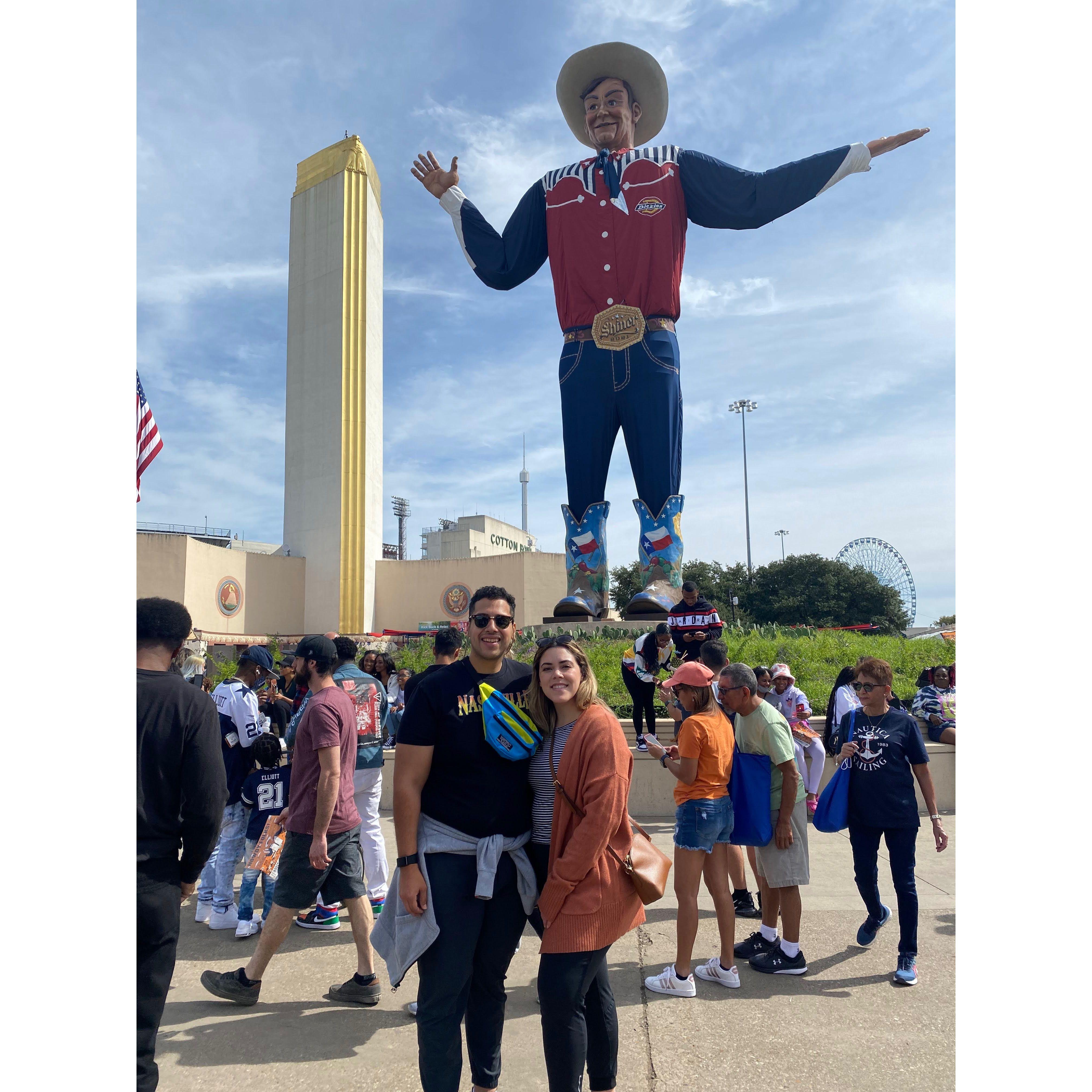 Two years in. We're back, baby! @ the Texas State Fair, 2021.