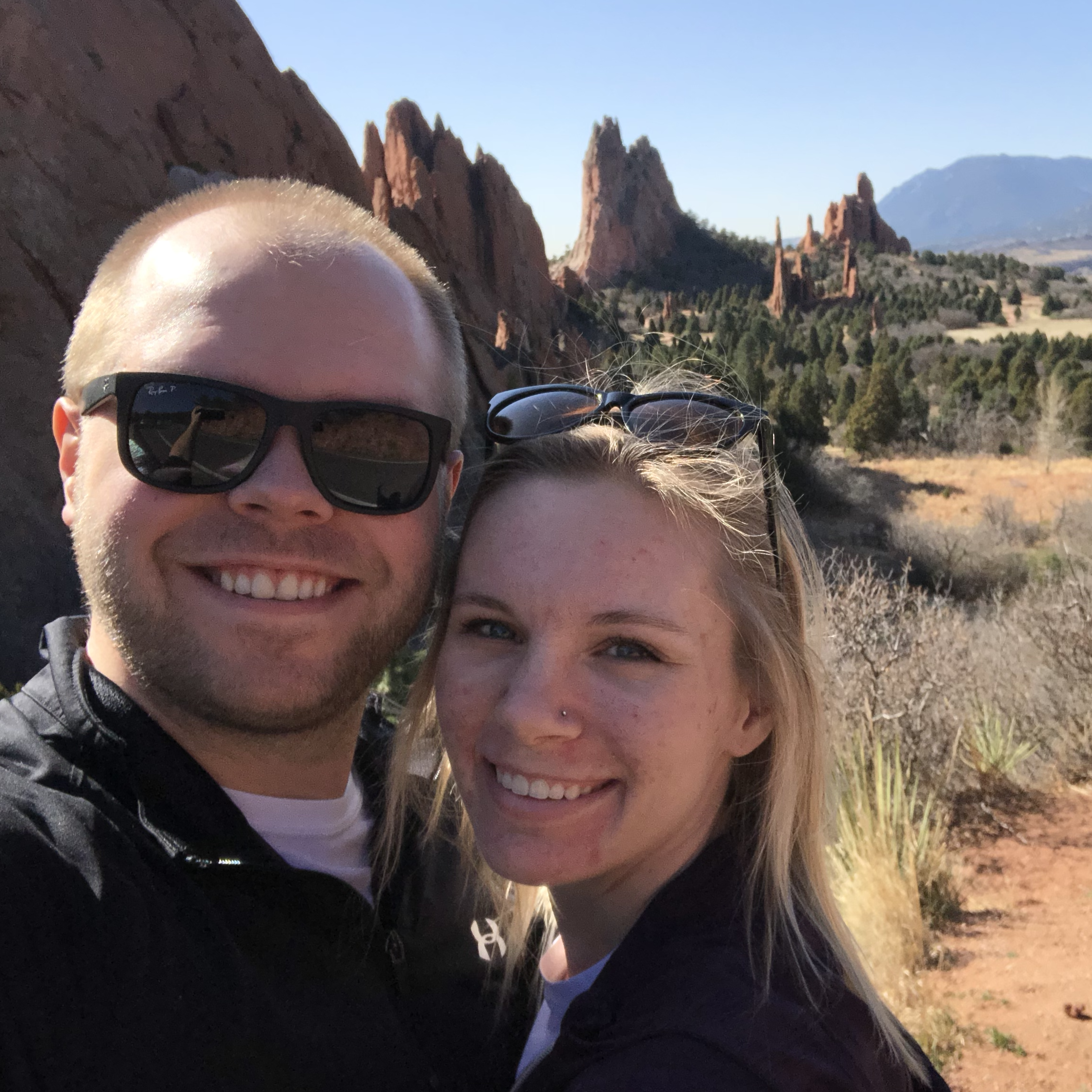 Garden of Gods in Colorado Springs, April 2018