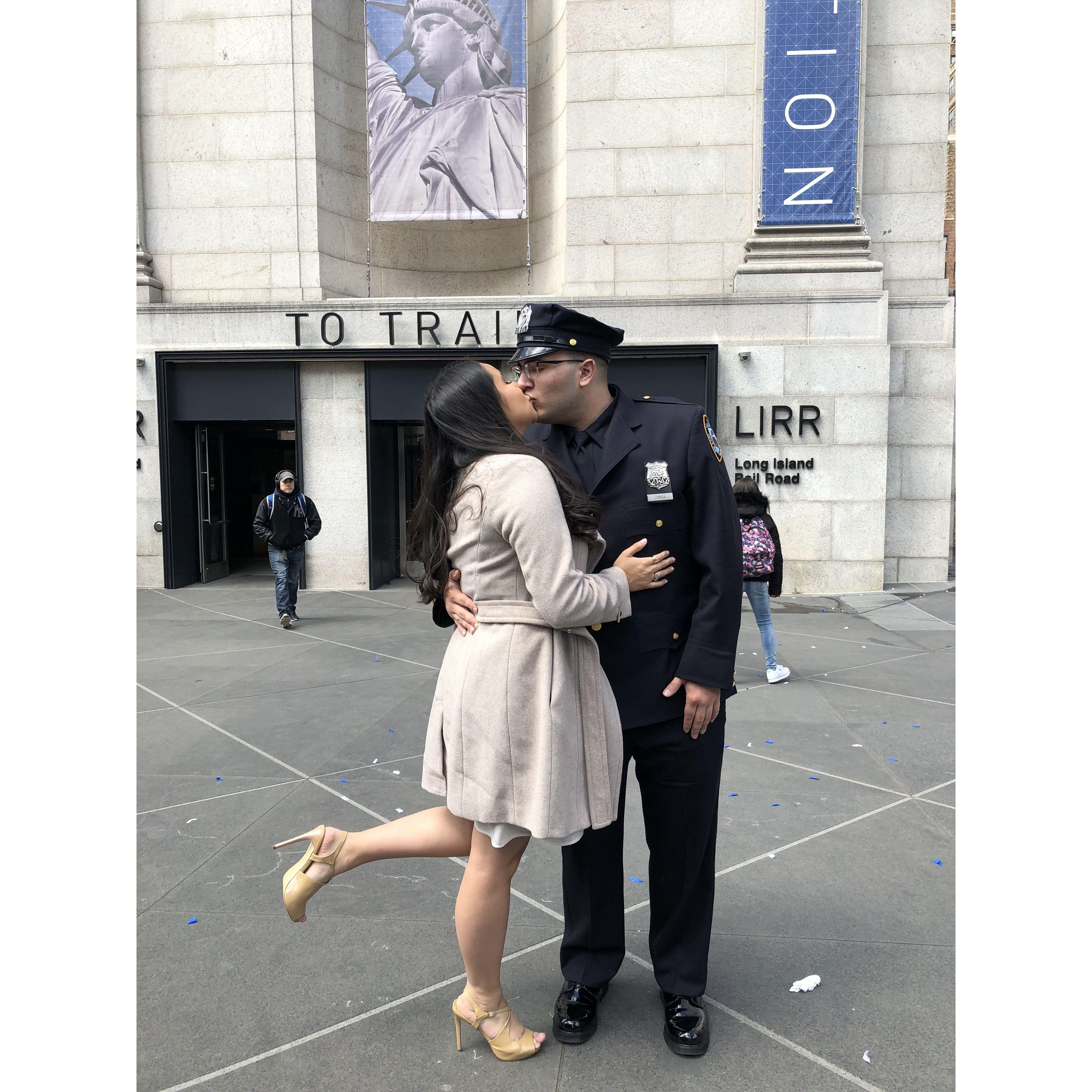 Joseph's NYPD Graduation (April 2018)
