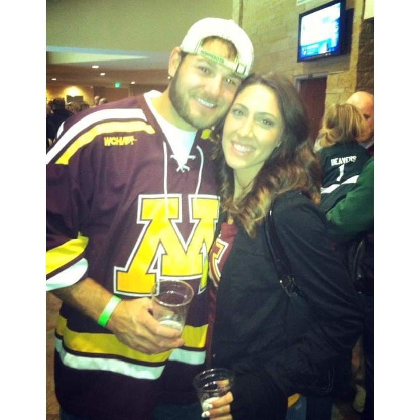 Gopher Hockey Game in Bemidji Fall 2013