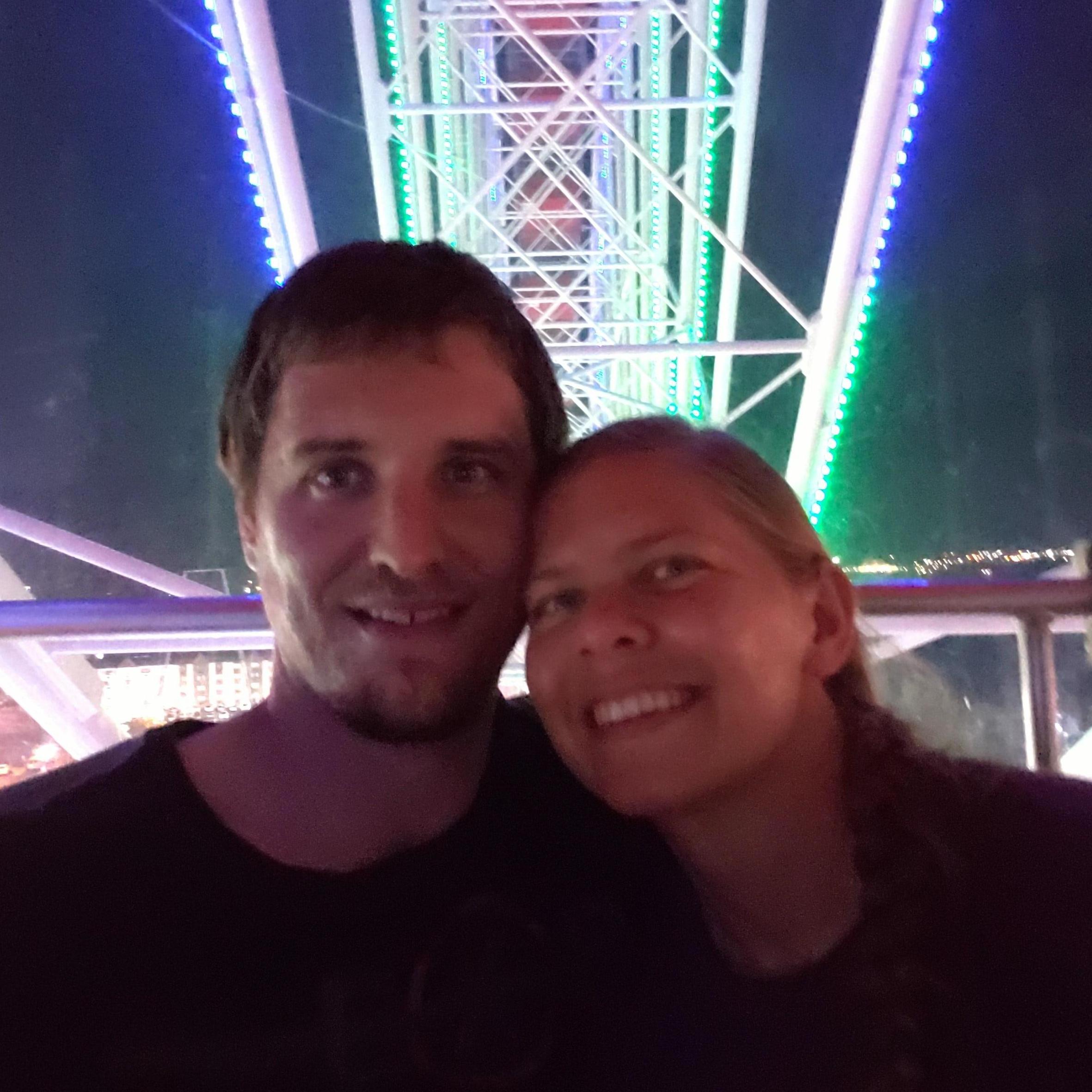 This is the night before he proposed!