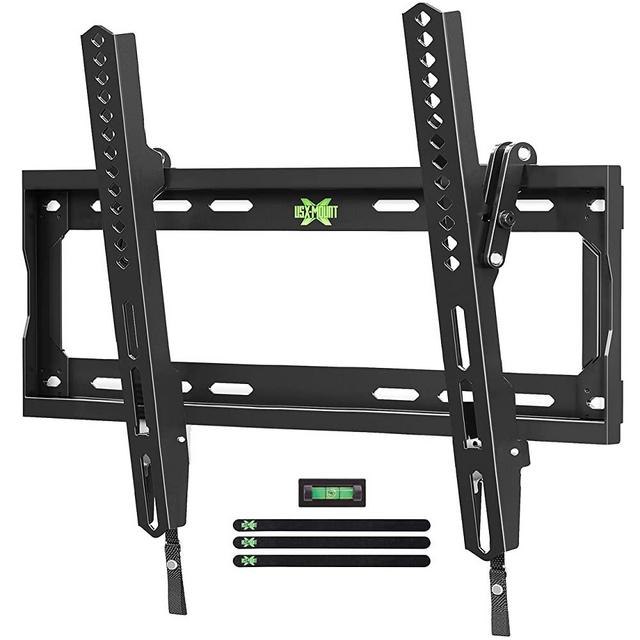 USX MOUNT Tilt TV Wall Mount Low Profile, Tilting TV Mount Bracket for Most 26-55" Flat Screen LED, LCD, OLED, 4K TVs, TV Bracket VESA 400x400mm-Weight Capacity Up to 99lbs, Space Saving for 16" Stud