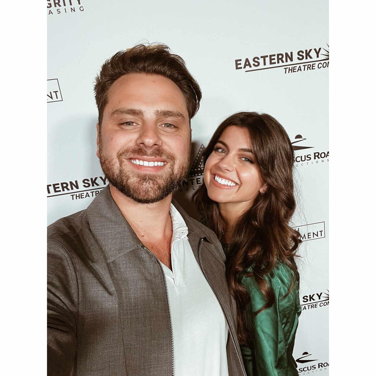 Our first movie premiere together:)