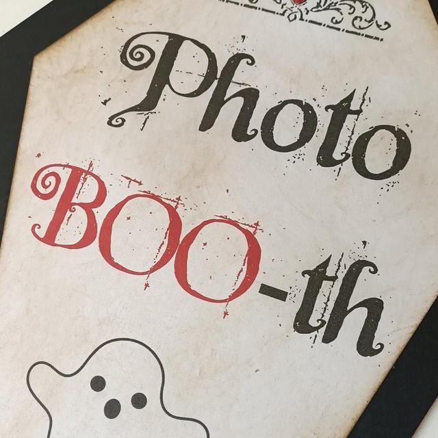 Photo Booth Sign, Boo Signs, Photo Props...