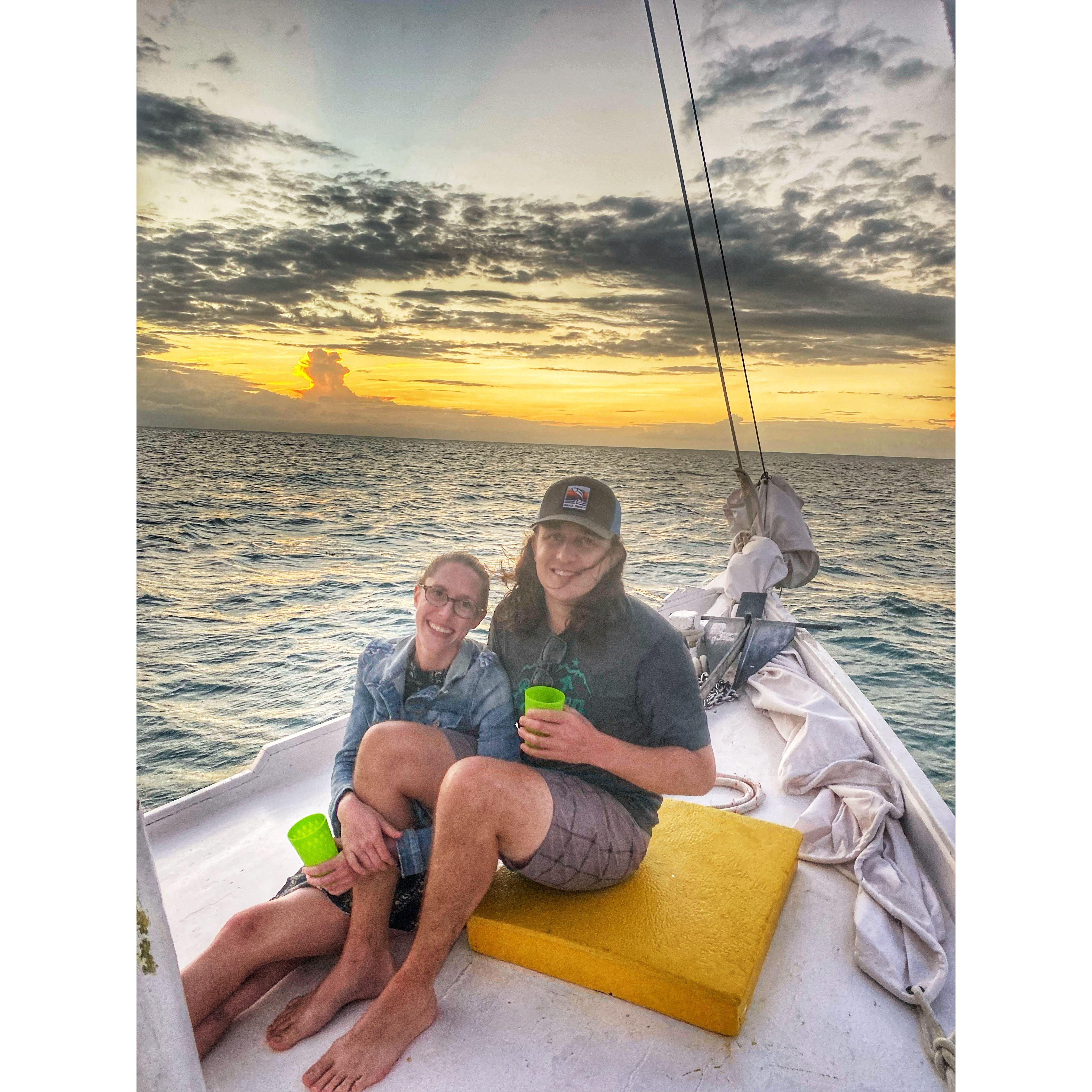 Belize - our first international trip together
