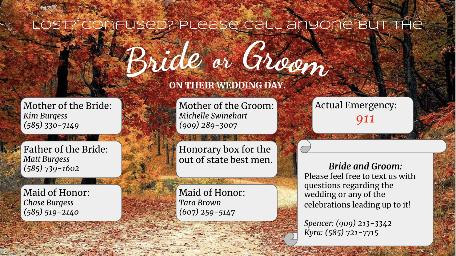 The Wedding Website of Kyra Burgess and Spencer Swinehart