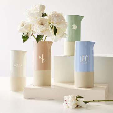 Dipped Ceramic Pitcher