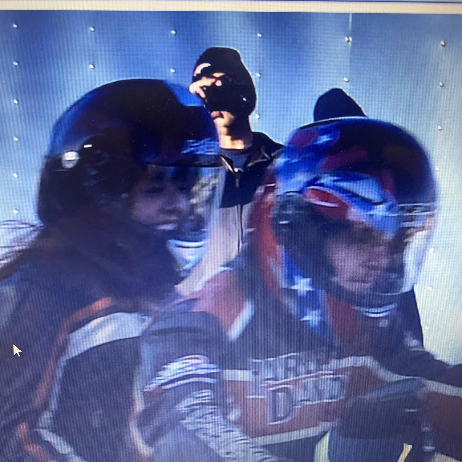 Our first motorcycle ride together