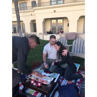 The proposal at the Ritz-Carlton Laguna Beach