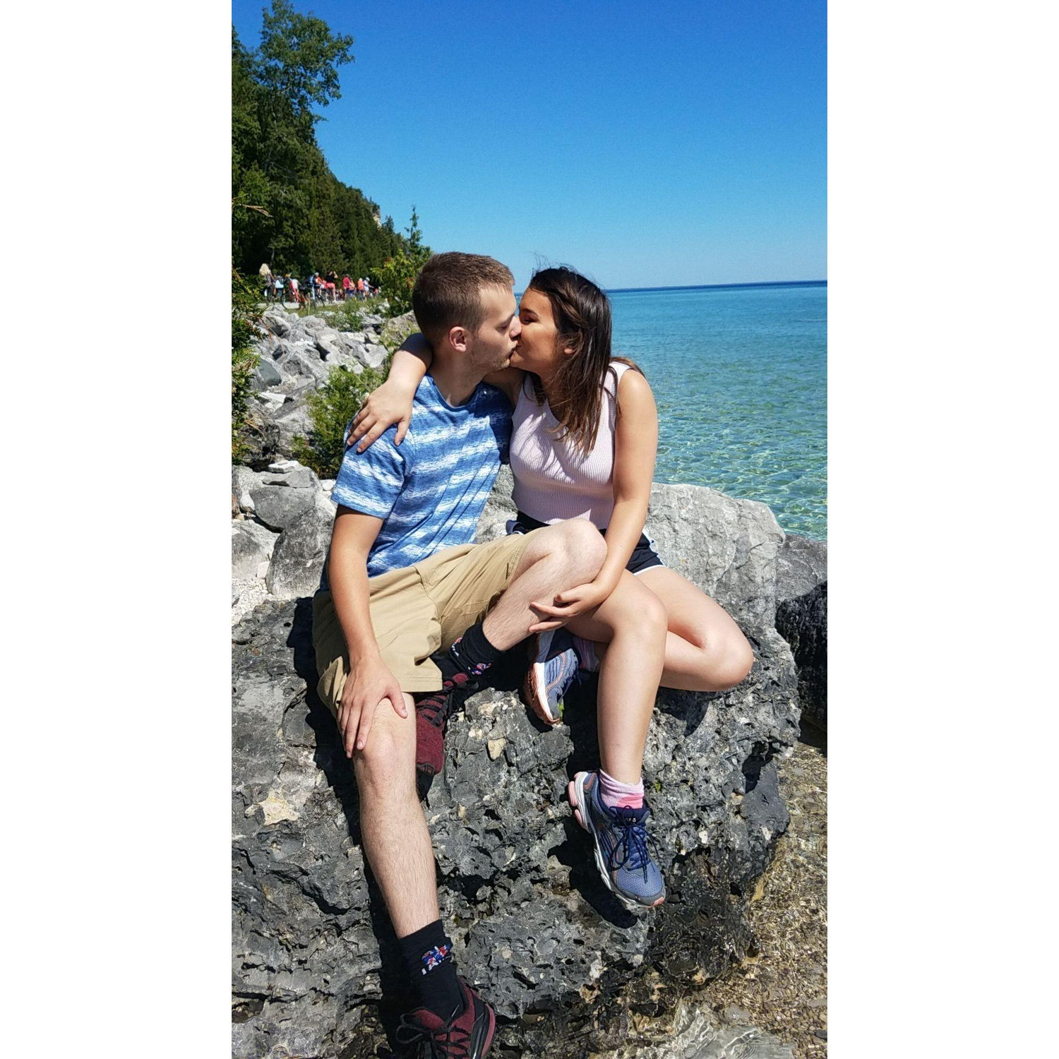 First vacation we took together at Mackinaw Island