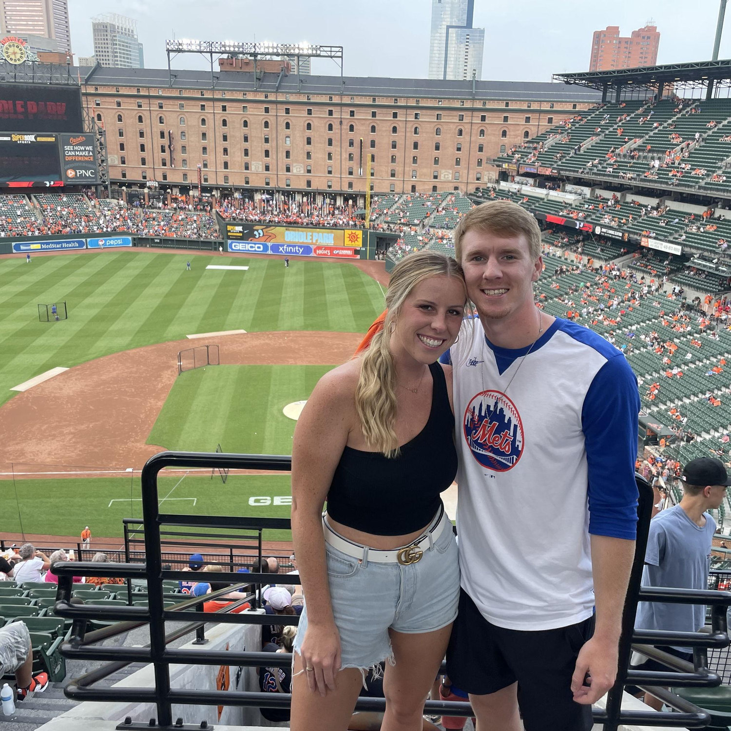 First Mets game (Nate's favorite team) that we went to at Camden Yards!