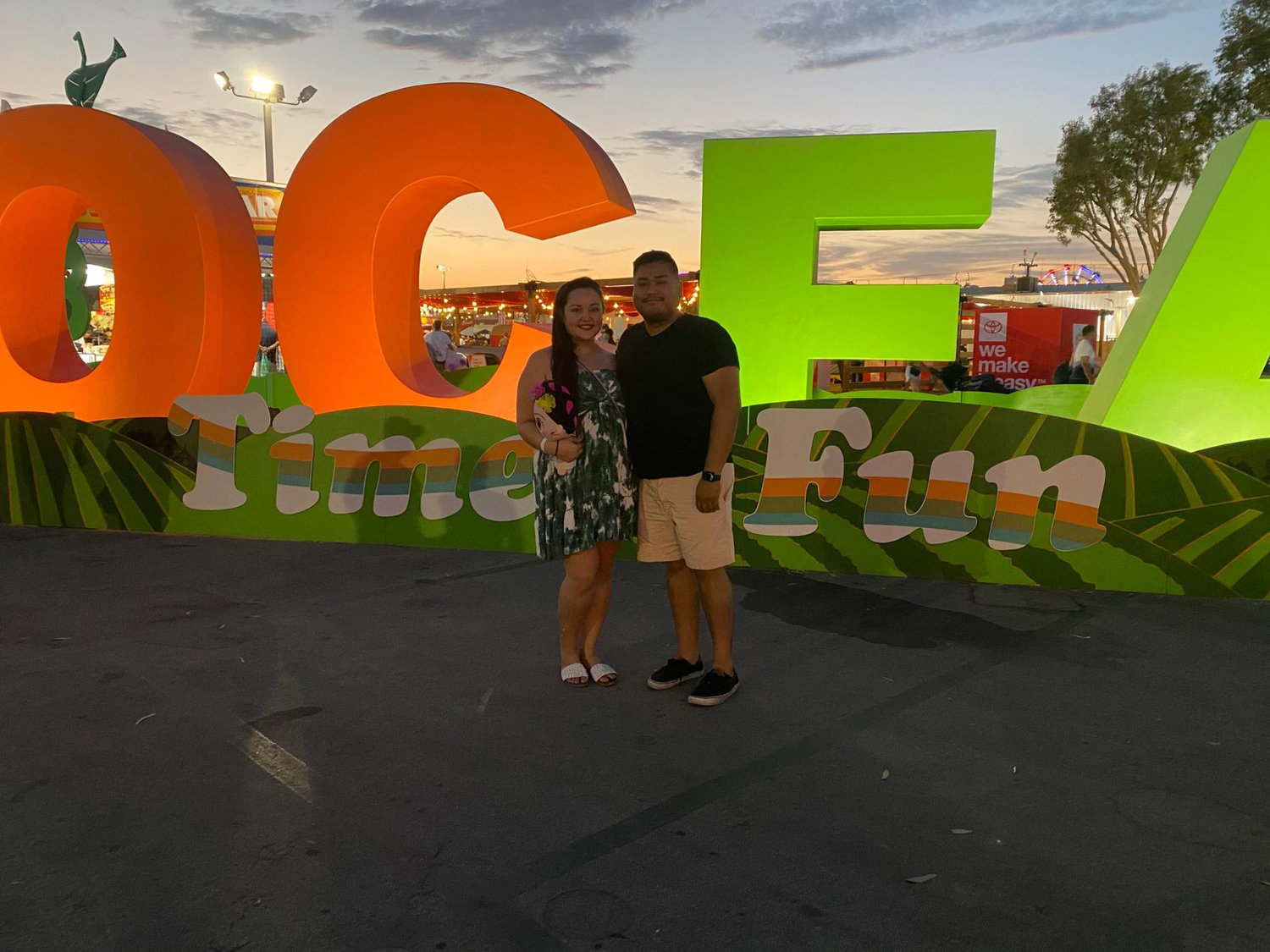 Tiffany & Oliver’s tradition of going to the OC Fair every summer