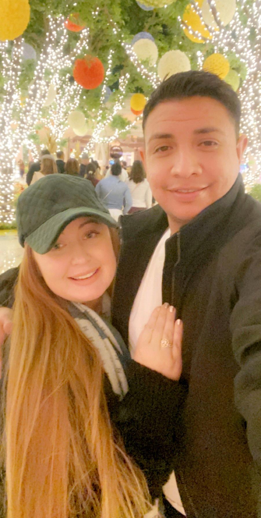 November 2019 the day after we got engaged!