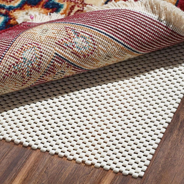 BAGAIL BASICS Non Slip Rug Pad Gripper 4 x 6 Feet Extra Thick Carpet Pads for Area Rugs and Hardwood Floors, Keep Your Rugs Safe and in Place