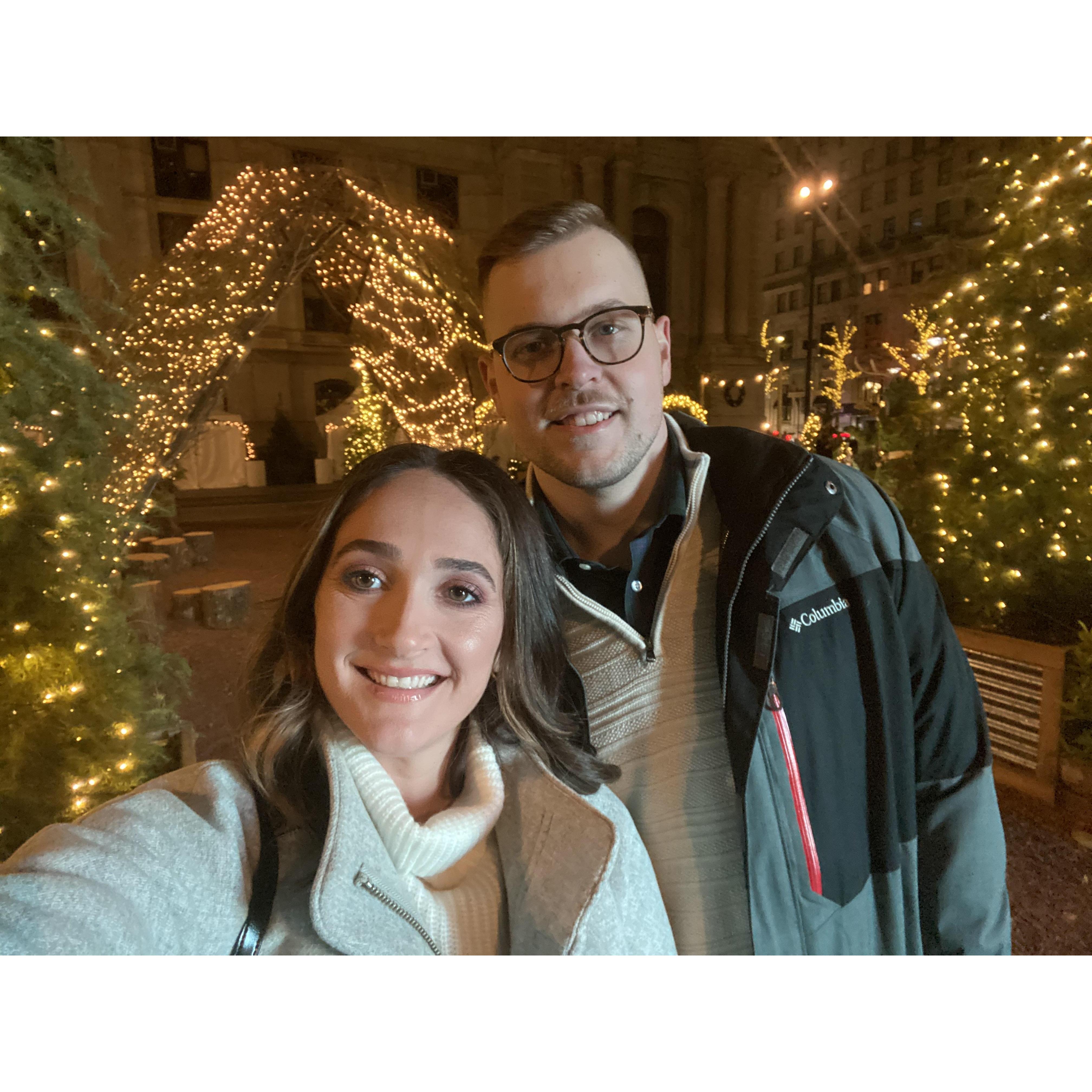 Right before he proposed!