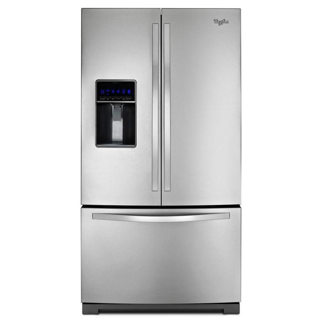 24.7 cu. ft. French Door Refrigerator in Monochromatic Stainless Steel