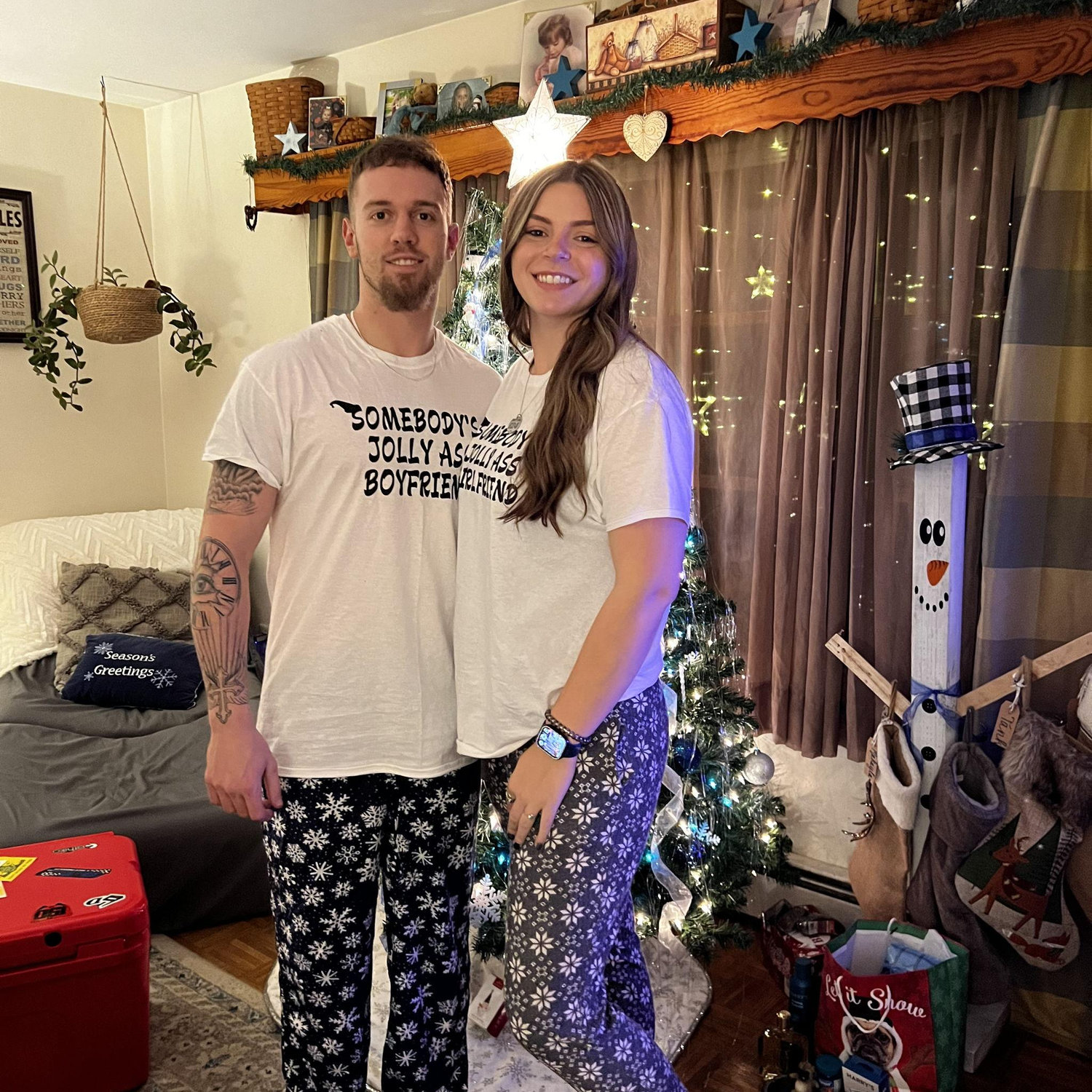 Our first Christmas, and New Year’s together during our honeymoon phase.