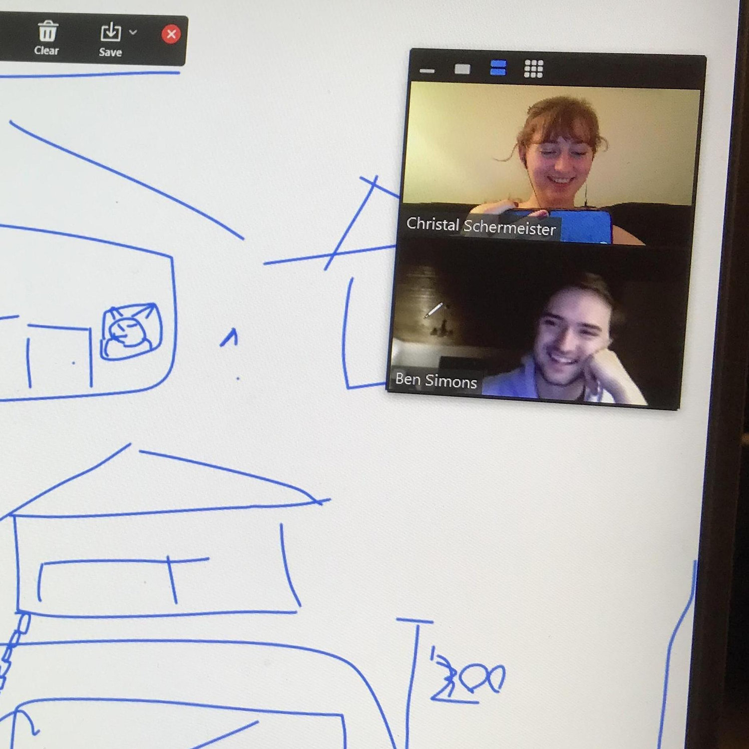 Doing some wedding planning via Zoom - back to long-distance it is :,) except this time with an end in sight!