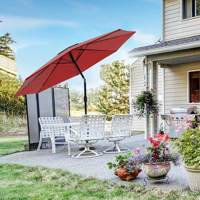 Solar Powered LED Patio Umbrella