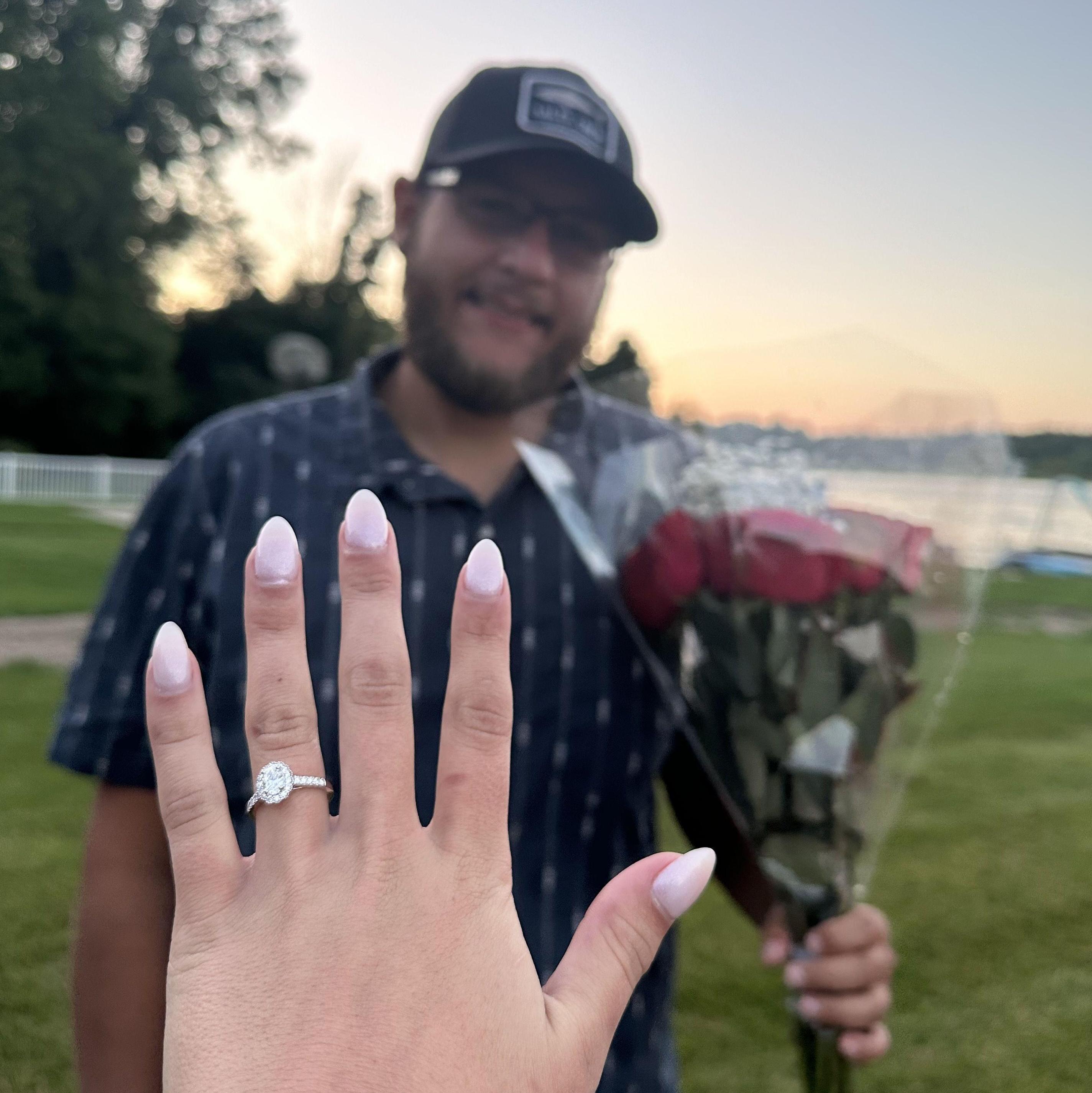 Ethan and Sydney's engagement