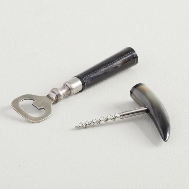 Horn 2-Piece Wine & Bottle Opener Set