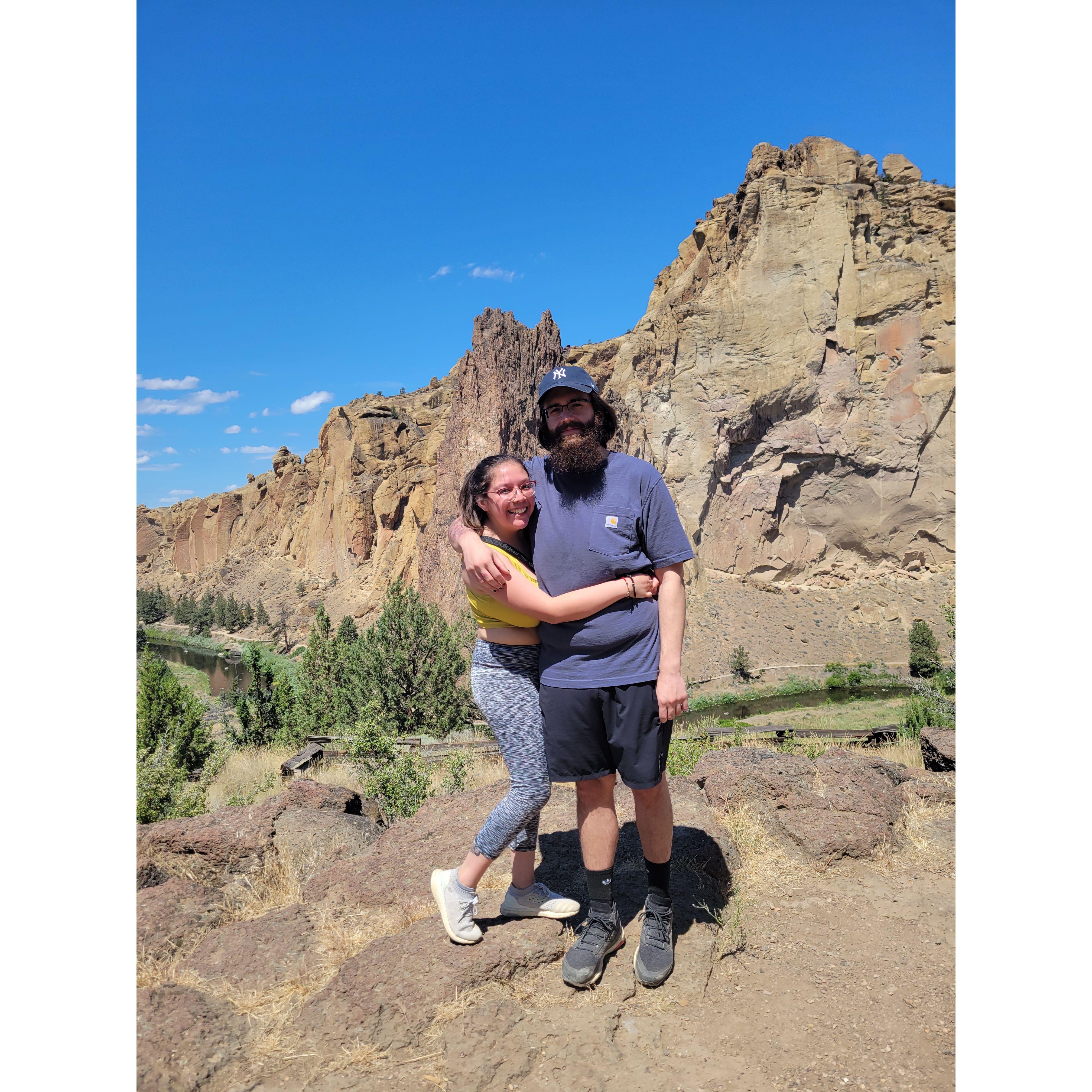 First couple photo after four months together lol