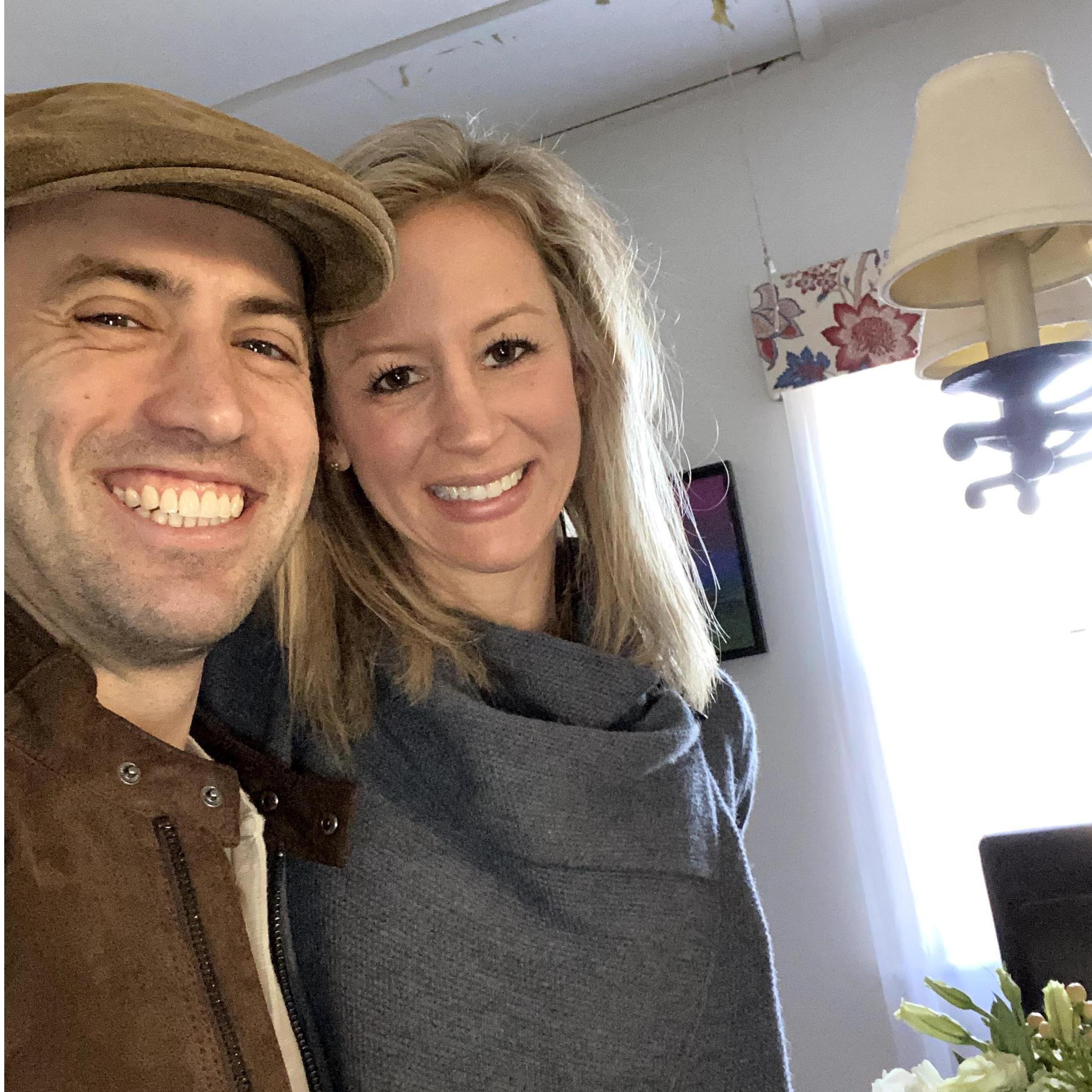 Right before departing on our surprise engagement trip