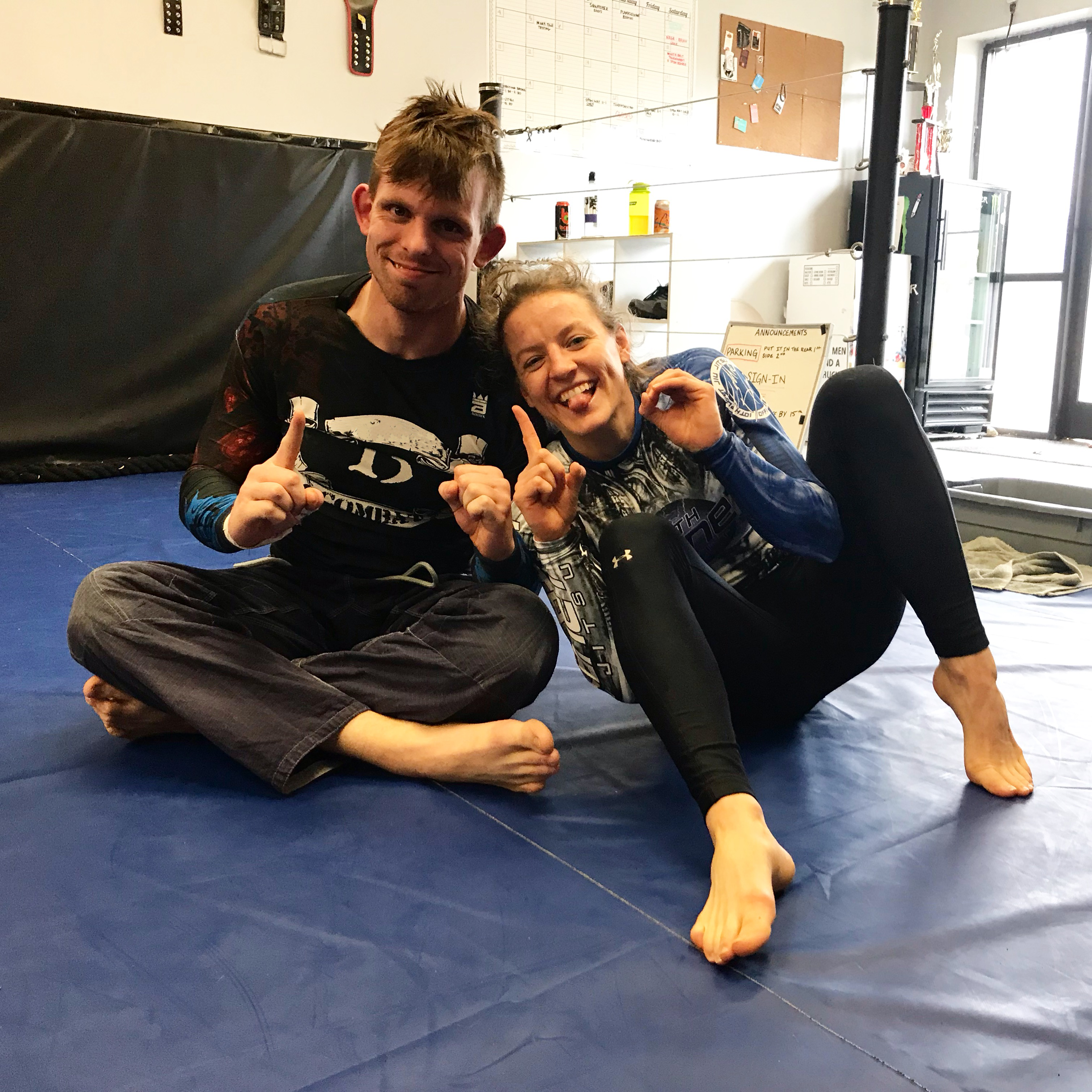 One of our first training sessions in 2018!