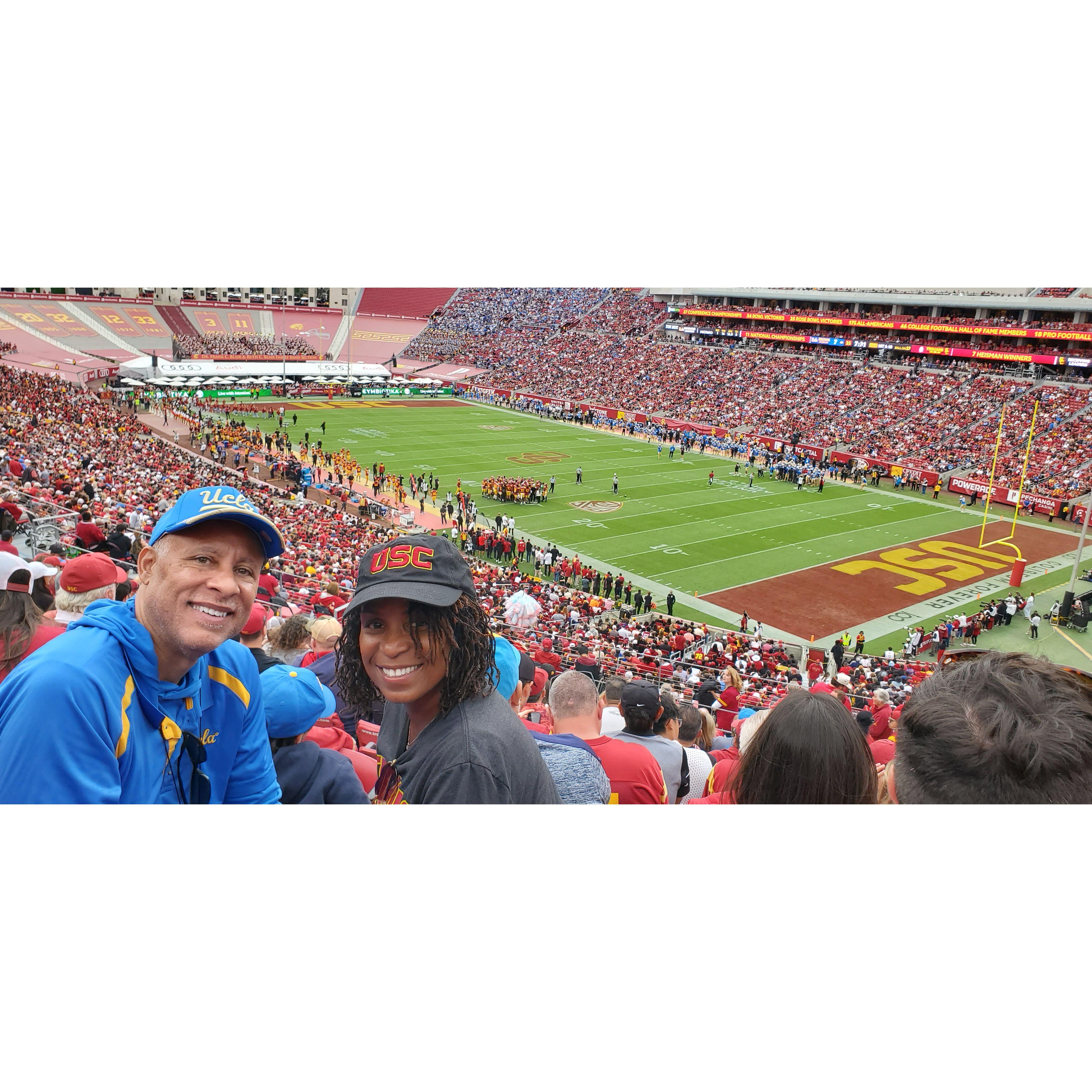 The Big Game at the Los Angeles Coliseum