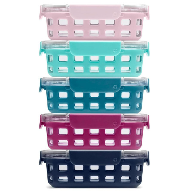 Ello Duraglass Food Storage Containers - Evening Orchard