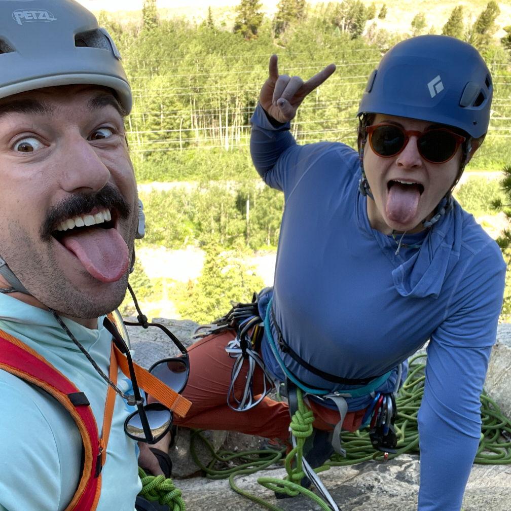 Climbing Royal Gorge in CO