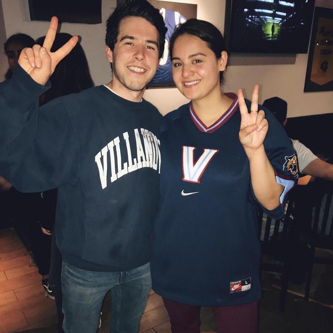 Celebrating Villanova's 2018 National Championship win.