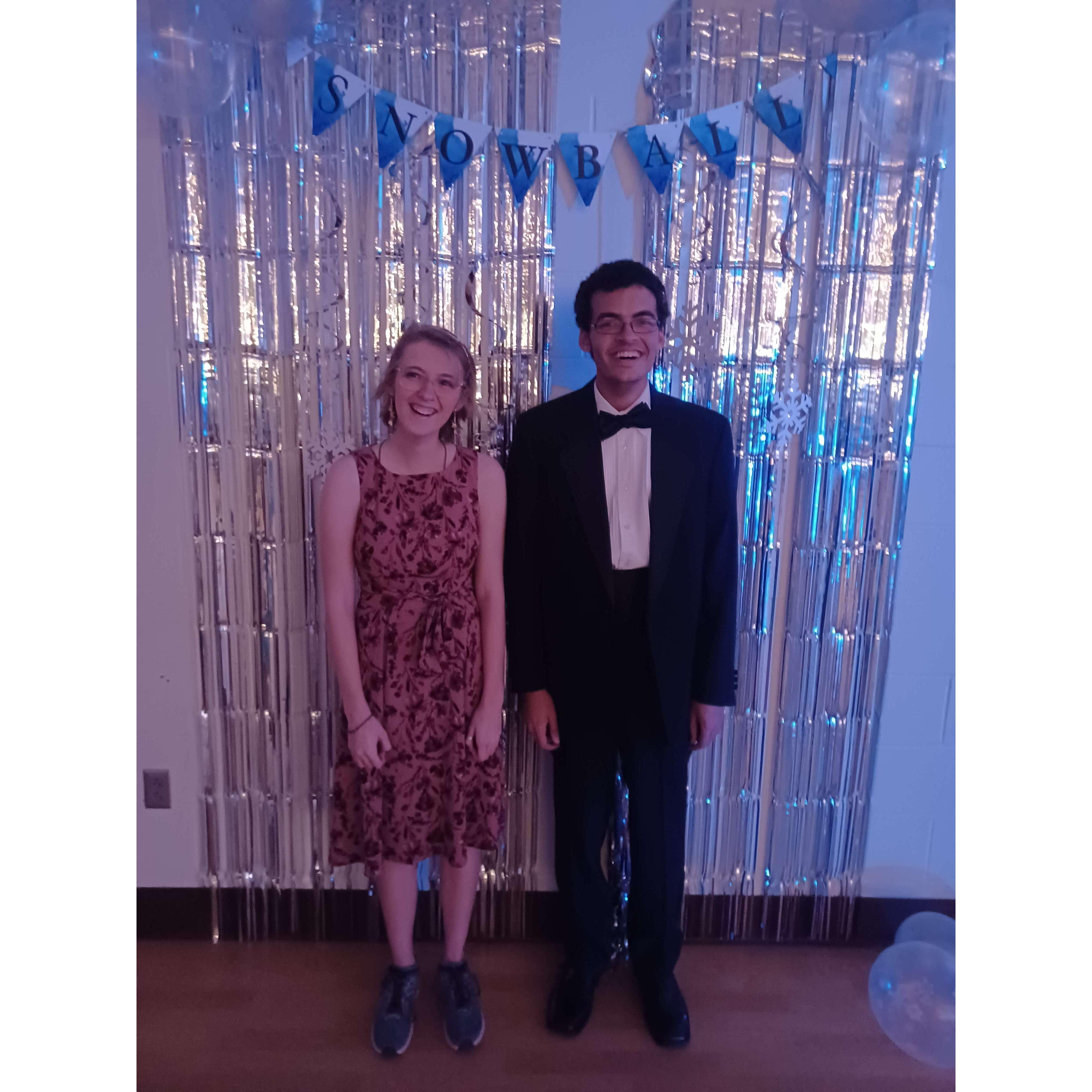 We went to this dance as "friends". Safe to say, we didn't stay 'just friends' for long.