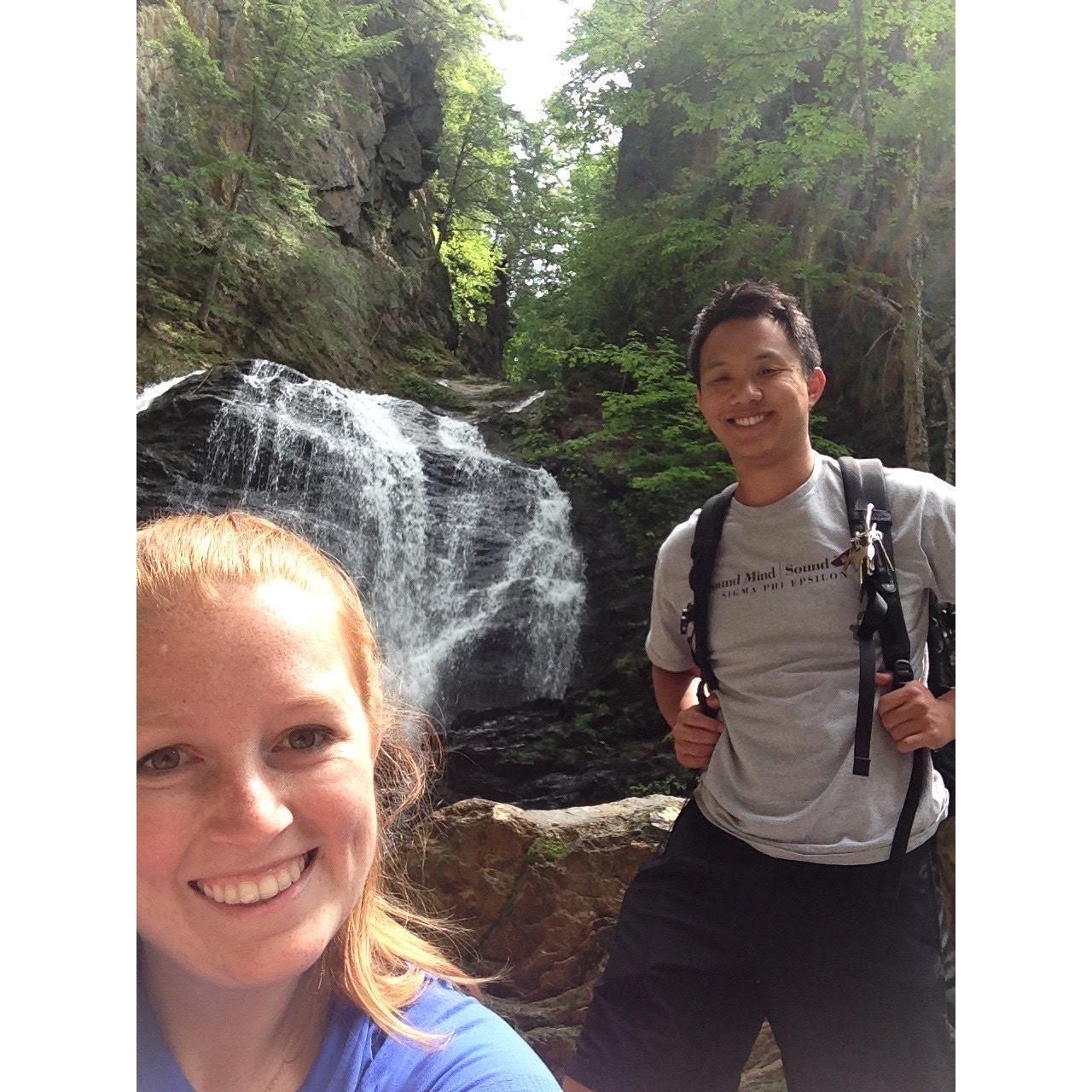 Lye Brook Falls in Manchester, VT!