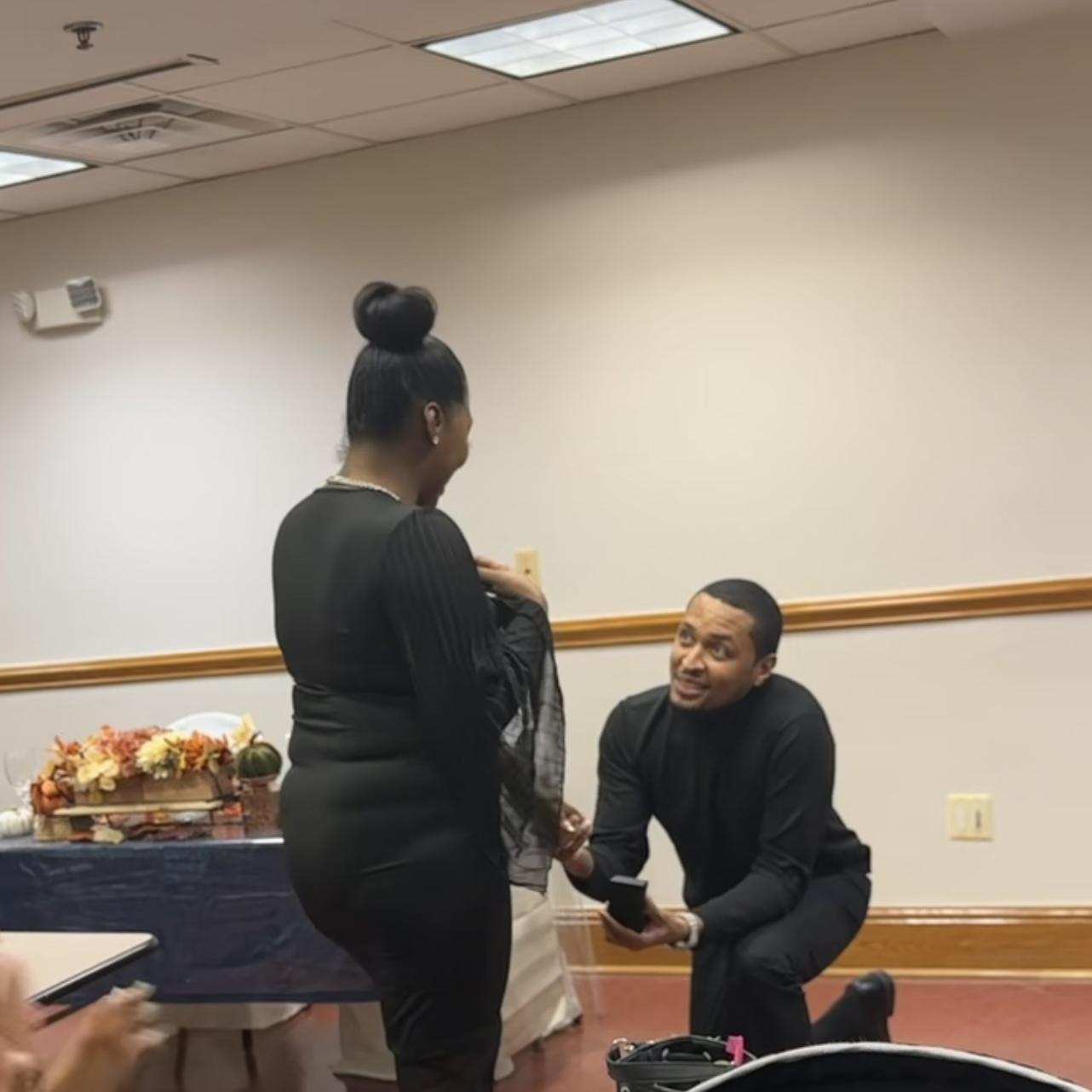 Down on one knee