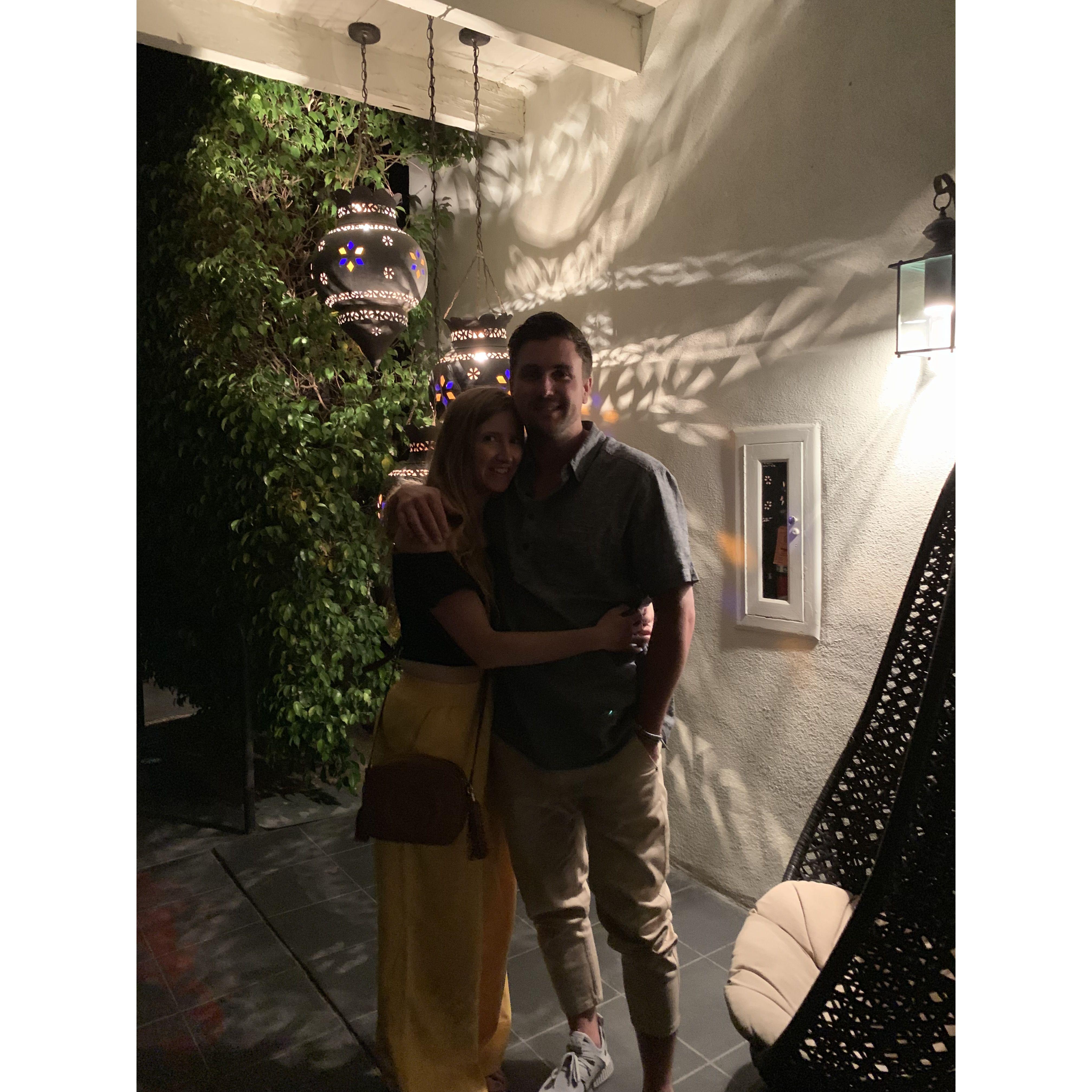 Our first trip together, Palm Springs!