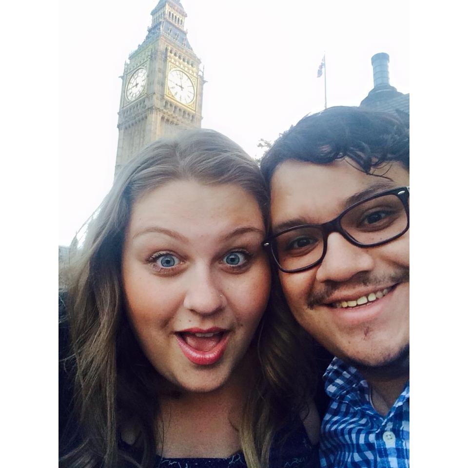 Being silly by Big Ben- London, England