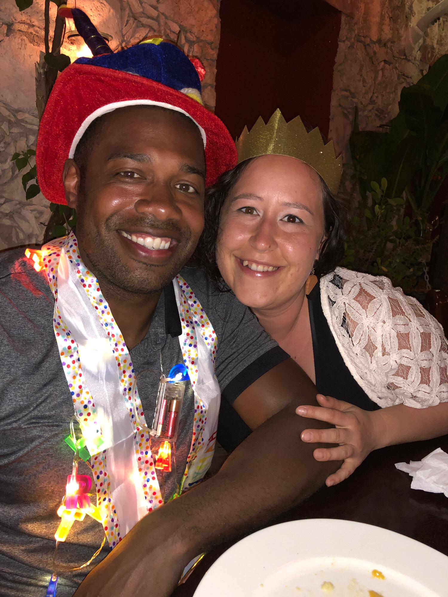 Celebrating Nick's  30th in Mexico!